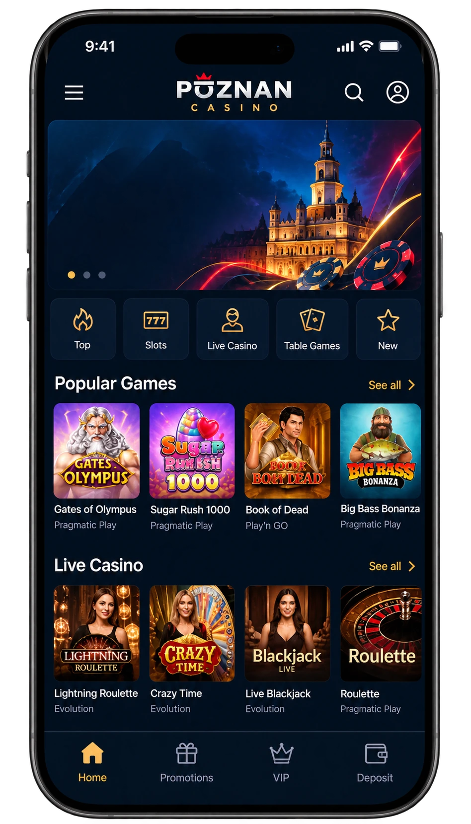 Aplikacja Poznan Casino